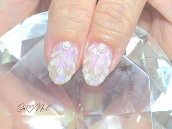 キュアネイル(Qa Nail)/マーメイドデザインネイル