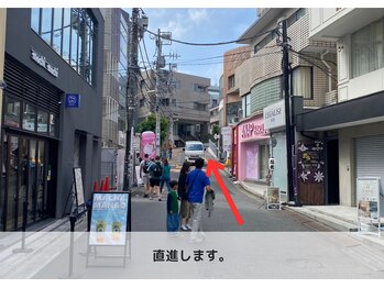 シーンスタジオ 原宿店(SSIN STUDIO)/道案内