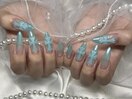 水グラデ×クロム