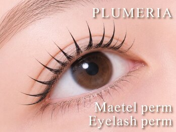 プルメリア 西新店(PLUMERIA)の写真/カール選べるまつげパーマ3900円パリジェンヌ・メーテルロッドもOK!コーティング込で韓国風束感仕上げOK♪