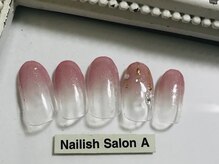ネイリッシュサロン エー(Nailish Salon A)/シンプルクリスマスネイル