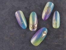 サンミーゴネイル 神戸店(Sunmego Nail)/カラフルワイヤーネイル
