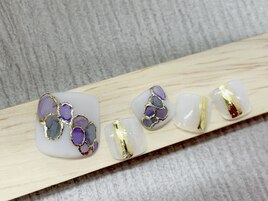 ☆フットミディアムネイル#265