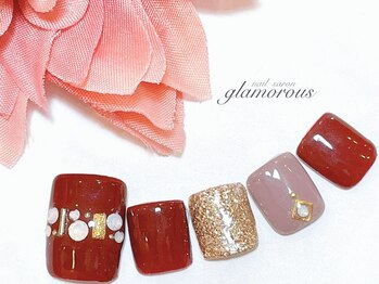 ネイルグラマラス 西新井店/《フットネイル》アクセサリー