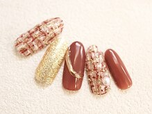 ドルチェネイル(Dolce.Nail)/おしゃれツイード*ミラー