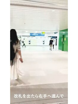 チャージ 新宿店/JR新宿駅からの道案内【2】