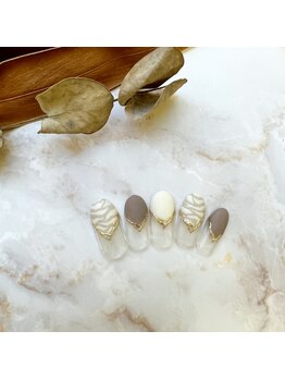 ガレ(Galet)/グレージュゼブラ!