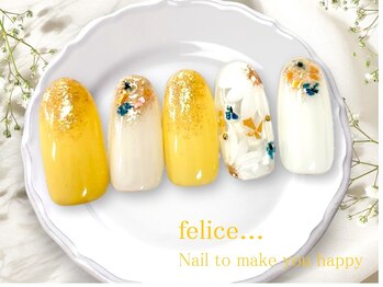 ネイルサロン フェリーチェ(felice)/【定額ネイル】¥7980
