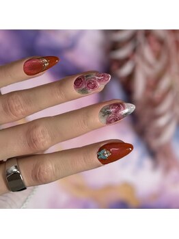 ネイルサロン プリティア(Pritia)/インクフラワー