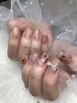 サフィールネイルサフィールネイル(Saphir nail)/アシメネイル