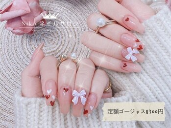 ニコ 錦糸町店(Niko)/ハート×リボンネイル