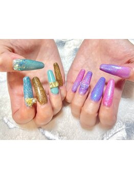 長さ出しのできるサロン