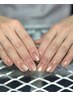 【フラッシュネイル】シンプルなのに輝く指先に☆