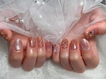 ネイルモア 藤が丘店(nail mor.)/ぷっくりフラワー