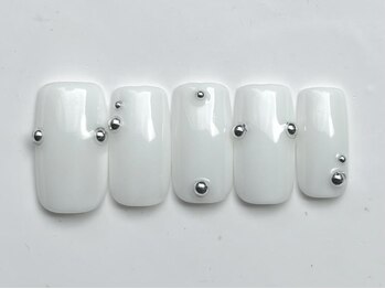 ジェミーネイル イケブクロ(Jemiy nail ikebukuro)/シルバースタッズ¥7000