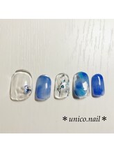 アトリエネイルウニコ (atelier nail unico)/もやもやとお花