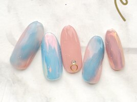 オーロラニュアンスネイル