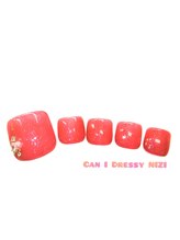 キャンアイドレッシー ニジ(Can I Dressy NIZI)/【Foot】きれいめネイル