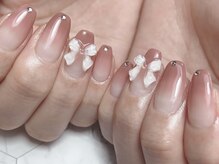 シキナ(shikina)/グラデーション　リボン　