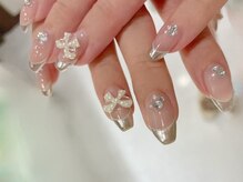 キラネイル アンド アイラッシュ by World Beauty(KIRA)/ミラーフレンチ