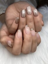 サフィールネイルサフィールネイル(Saphir nail)/マグネット×アシメネイル