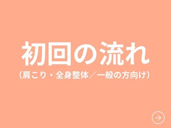 虹いろ整体院/【初回の流れ】肩こり・全身整体
