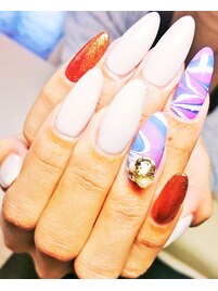 ウォーターマーブルnail☆