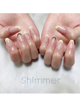 シマー(Shimmer)/ヌーディフレンチネイル90分