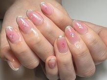 ネイル アンド ボディジュエリー リッチスタイル(Nail&Body Jewely Rich style)/チークネイル