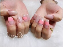 ハズグラスネイル(Haze Grass nail)/シンプル個性ネイル