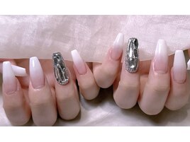 ホワイトグラデ埋め尽くし