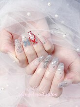 エンジェルネイルサロン(Angel nail salon)/リボンXボーダーXヴィンテージ