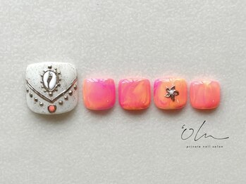 オル('olu)/8月フットネイル定額【Summer】