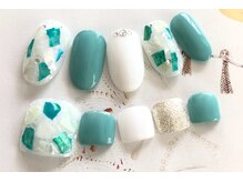 ネイルヴィーナス(NailVenus)/ハンド＆フットお揃いアート