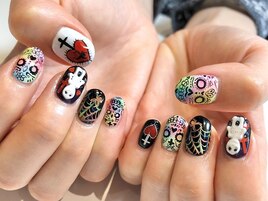 ハロウィンネイル