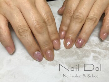 ネイルドール(Nail Doll)/タイダイシンプルネイル