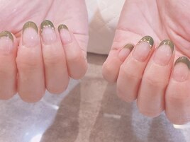 ダークグリーンフレンチ♪