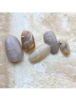 ネイルサロン クイル(QUILL)/8月アースカラー(3)