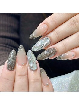 クイーンズビューティーサロン 新宿本店(Queen's beauty salon)/チップアートやり放題&つけ放題