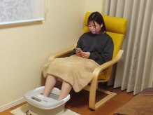 リクらむ/足湯で、仕事帰りも大丈夫です。