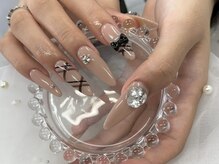 テネル 横浜(tener)/>>大人ガーリーチェックネイル♪