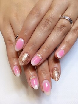 ネイルアンドアイラッシュサロン レア 千葉店(Lea)/◆チークネイル◆