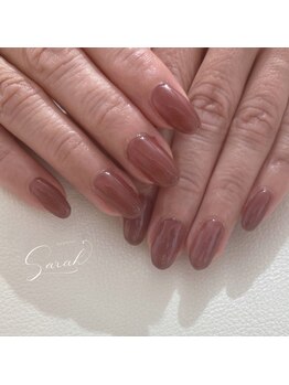 サラ(Sarah.)/透け感ブラウン