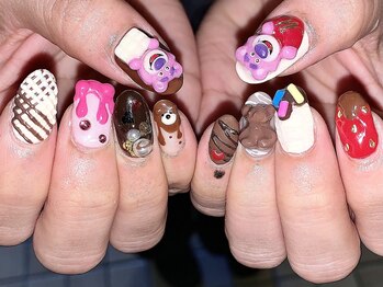 ネイルマフィア 原宿(NAIL MAFIA)/季節の３Dネイル♪
