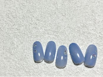 モグネイル(Mogunail)/5.6月定額A 水滴ネイル