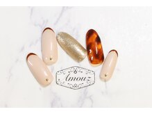 アモウズ(Amouz)/定額【テーマ:秋ネイル】1