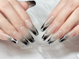 y2kブラックネイル