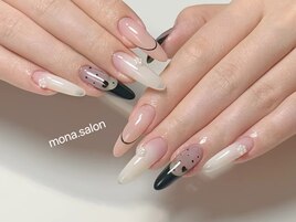 フレンチグラデーションネイル