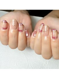 チェックネイル