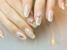 キラネイル アンド アイラッシュ by World Beauty(KIRA)/リボンネイル